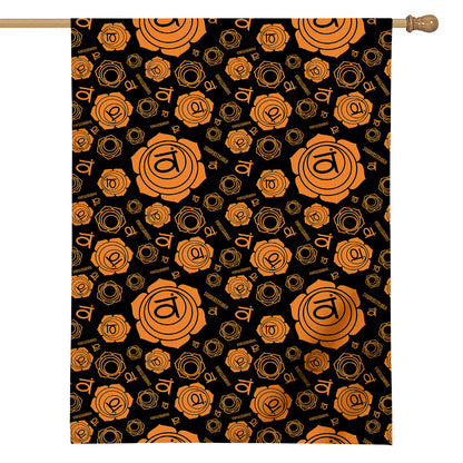 Swadhisthana Chakra Pattern Print House Flag
