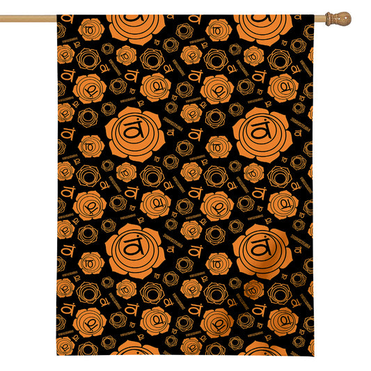 Swadhisthana Chakra Pattern Print House Flag