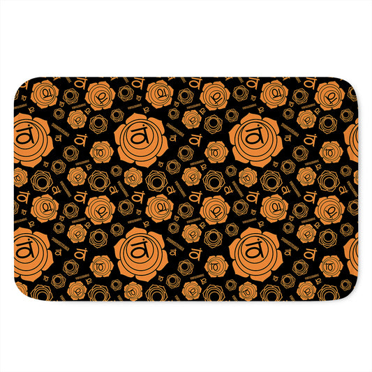 Swadhisthana Chakra Pattern Print Indoor Door Mat