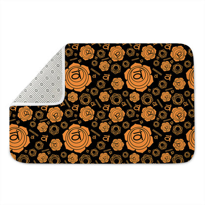 Swadhisthana Chakra Pattern Print Indoor Door Mat