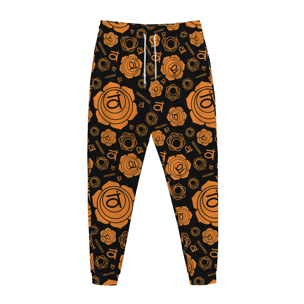 Swadhisthana Chakra Pattern Print Jogger Pants