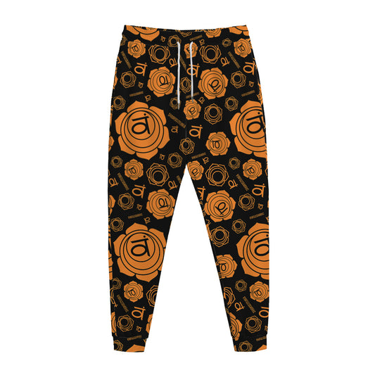 Swadhisthana Chakra Pattern Print Jogger Pants