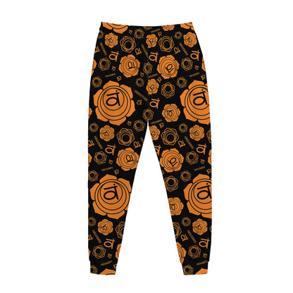 Swadhisthana Chakra Pattern Print Jogger Pants