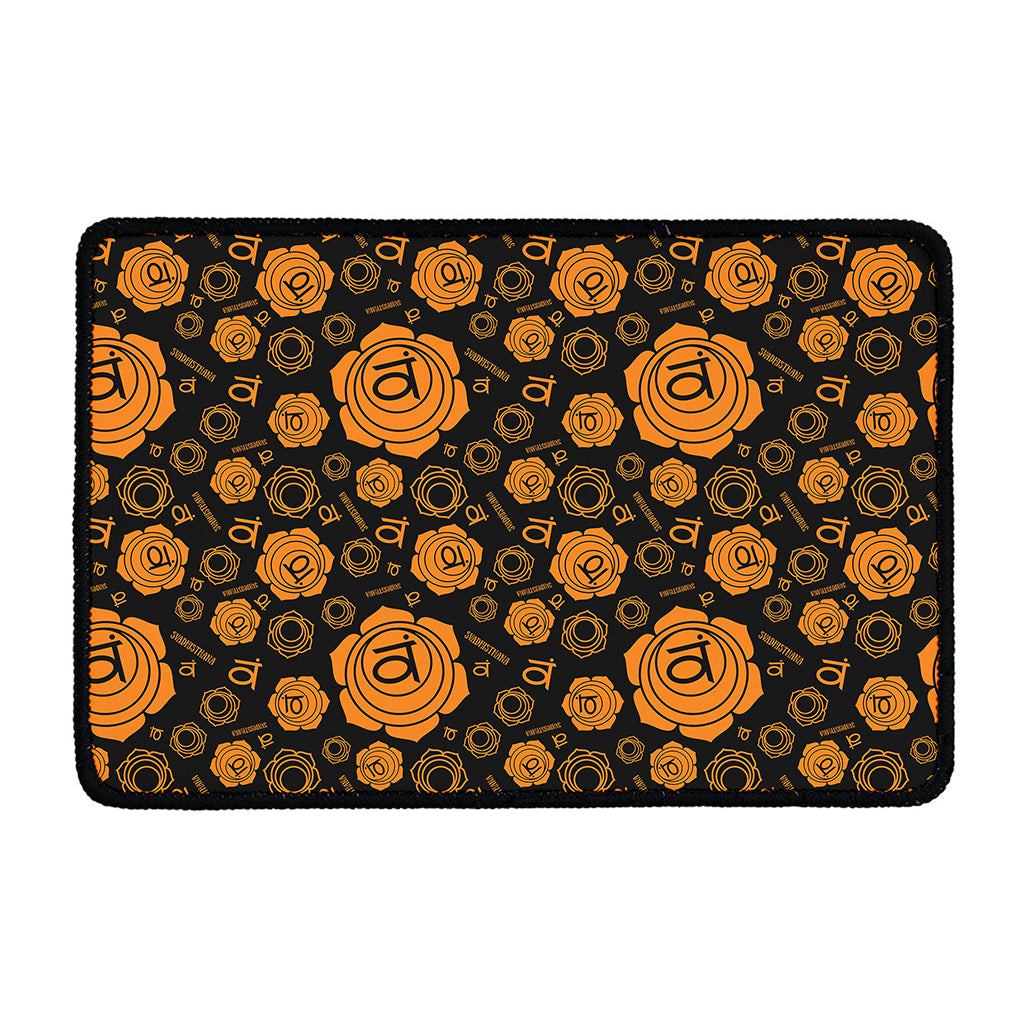 Swadhisthana Chakra Pattern Print Kitchen Mat
