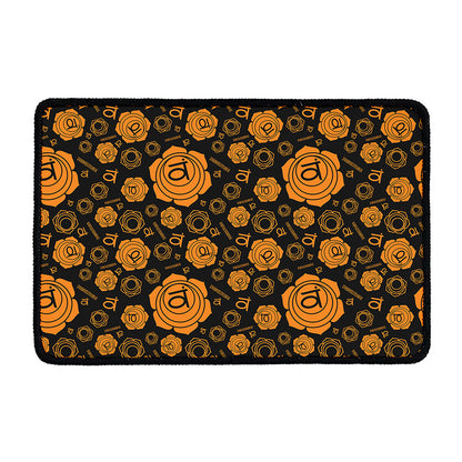 Swadhisthana Chakra Pattern Print Kitchen Mat