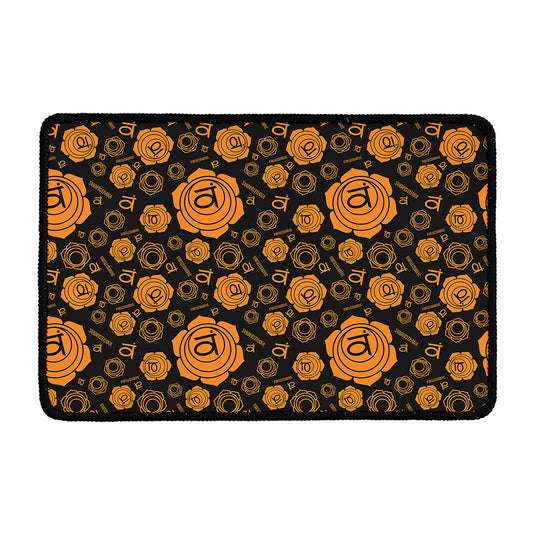 Swadhisthana Chakra Pattern Print Kitchen Mat