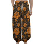 Swadhisthana Chakra Pattern Print Lantern Pants