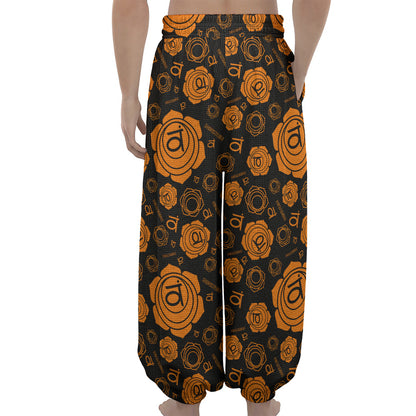 Swadhisthana Chakra Pattern Print Lantern Pants