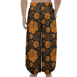 Swadhisthana Chakra Pattern Print Lantern Pants