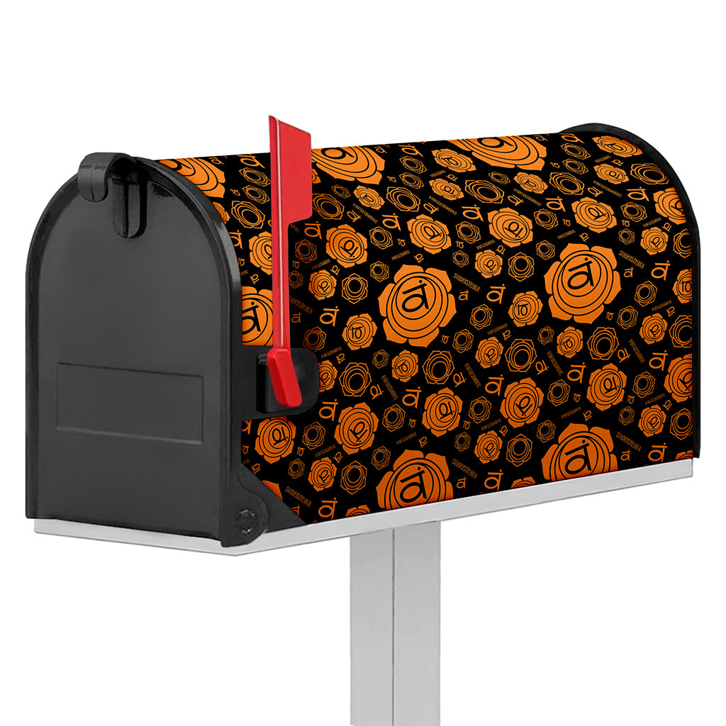 Swadhisthana Chakra Pattern Print Mailbox Cover