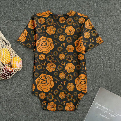 Swadhisthana Chakra Pattern Print Men's Bodysuit