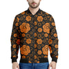 Swadhisthana Chakra Pattern Print Men's Bomber Jacket