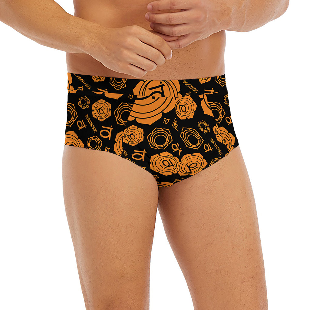 Swadhisthana Chakra Pattern Print Men's Briefs