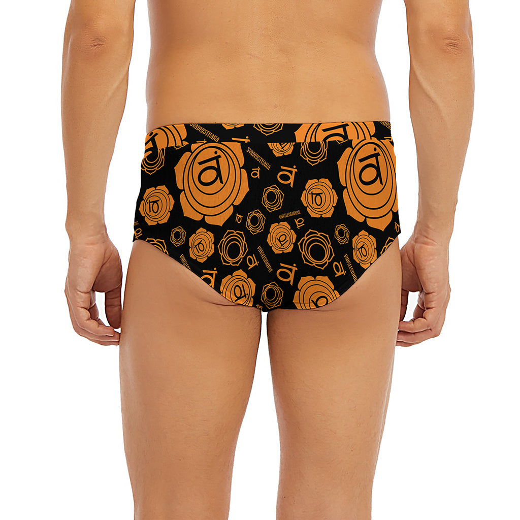Swadhisthana Chakra Pattern Print Men's Briefs