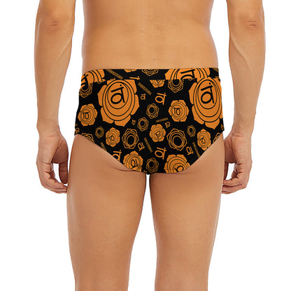 Swadhisthana Chakra Pattern Print Men's Briefs