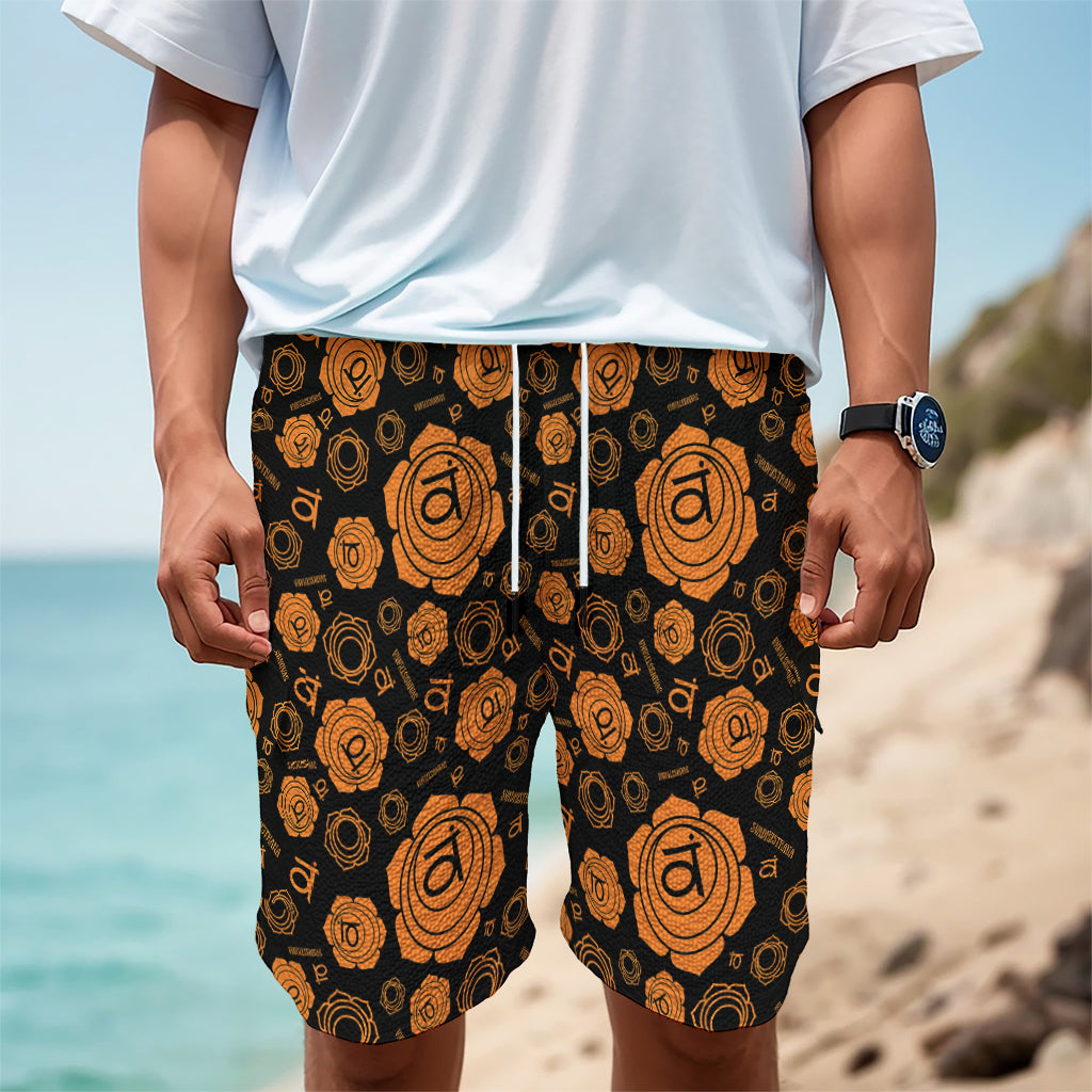 Swadhisthana Chakra Pattern Print Men's Cargo Shorts