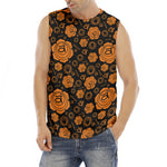 Swadhisthana Chakra Pattern Print Men's Fitness Tank Top