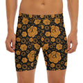 Swadhisthana Chakra Pattern Print Men's Long Boxer Briefs