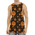 Swadhisthana Chakra Pattern Print Men's Muscle Tank Top