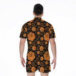 Swadhisthana Chakra Pattern Print Men's Rompers