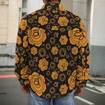 Swadhisthana Chakra Pattern Print Men's Shirt Jacket