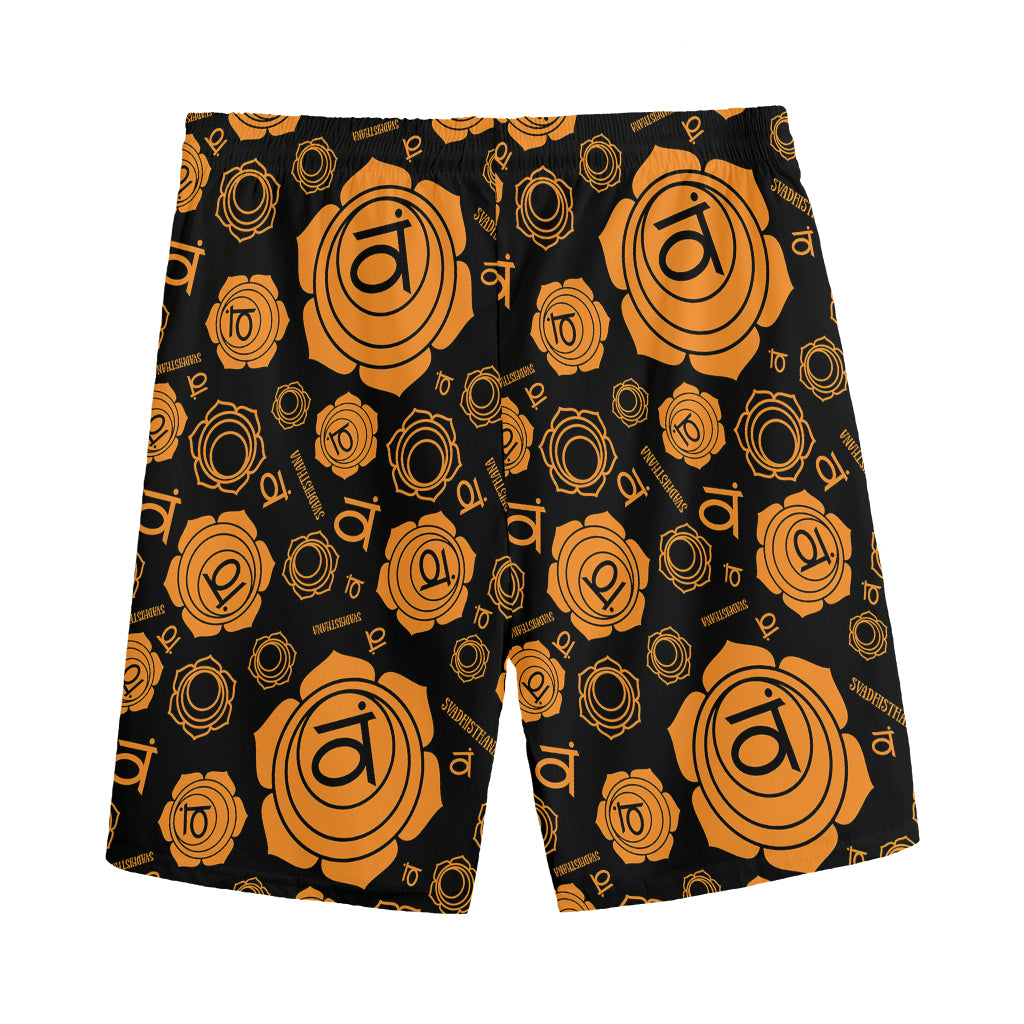 Swadhisthana Chakra Pattern Print Men's Sports Shorts
