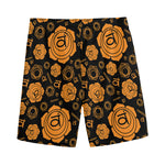 Swadhisthana Chakra Pattern Print Men's Sports Shorts