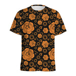 Swadhisthana Chakra Pattern Print Men's Sports T-Shirt