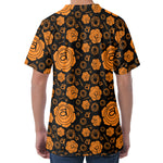 Swadhisthana Chakra Pattern Print Men's Velvet T-Shirt