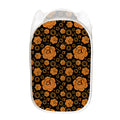 Swadhisthana Chakra Pattern Print Mesh Laundry Hamper