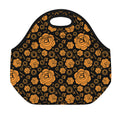 Swadhisthana Chakra Pattern Print Neoprene Lunch Bag
