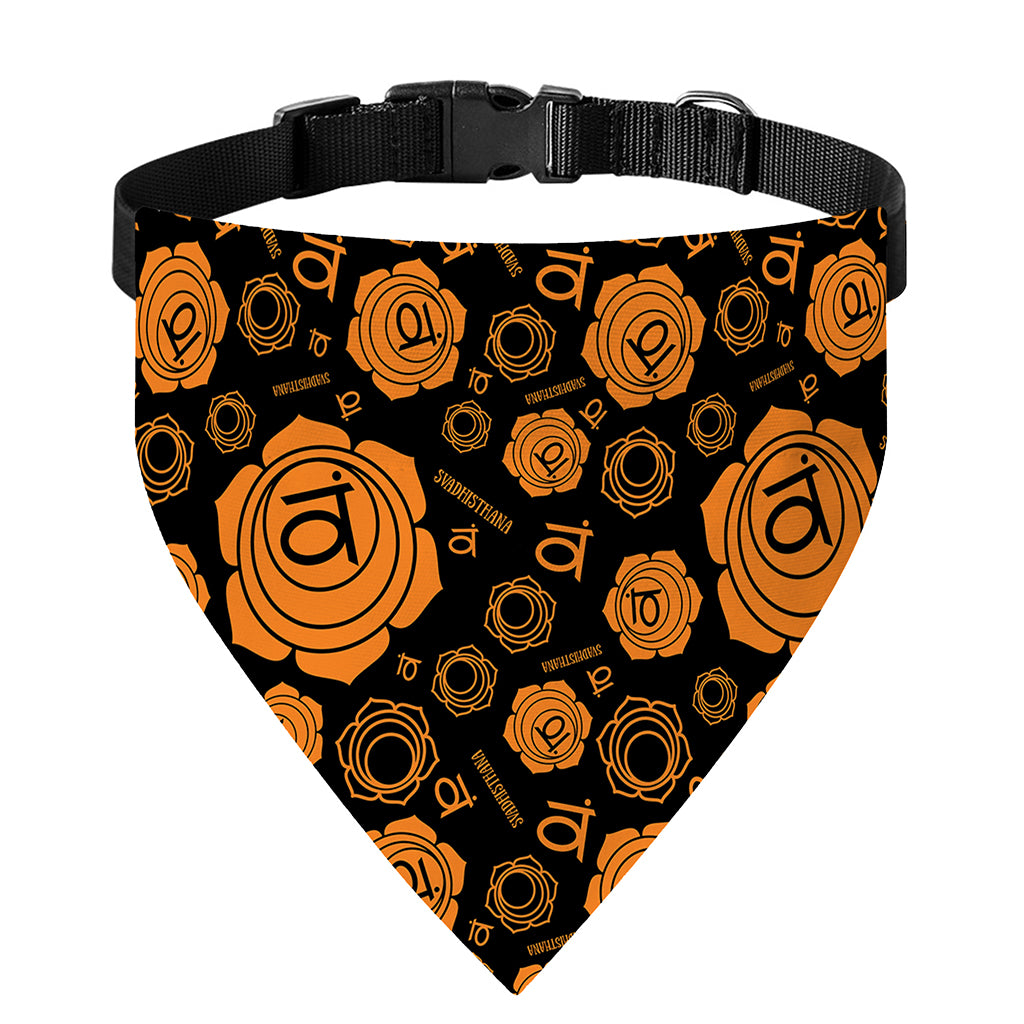 Swadhisthana Chakra Pattern Print Over The Collar Dog Bandana