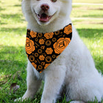 Swadhisthana Chakra Pattern Print Over The Collar Dog Bandana