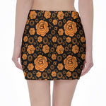 Swadhisthana Chakra Pattern Print Pencil Mini Skirt