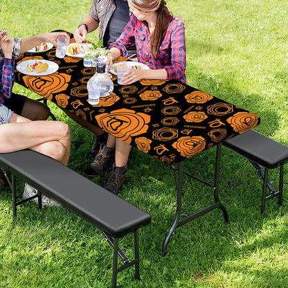 Swadhisthana Chakra Pattern Print Picnic Table Cover