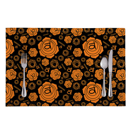 Swadhisthana Chakra Pattern Print Placemat