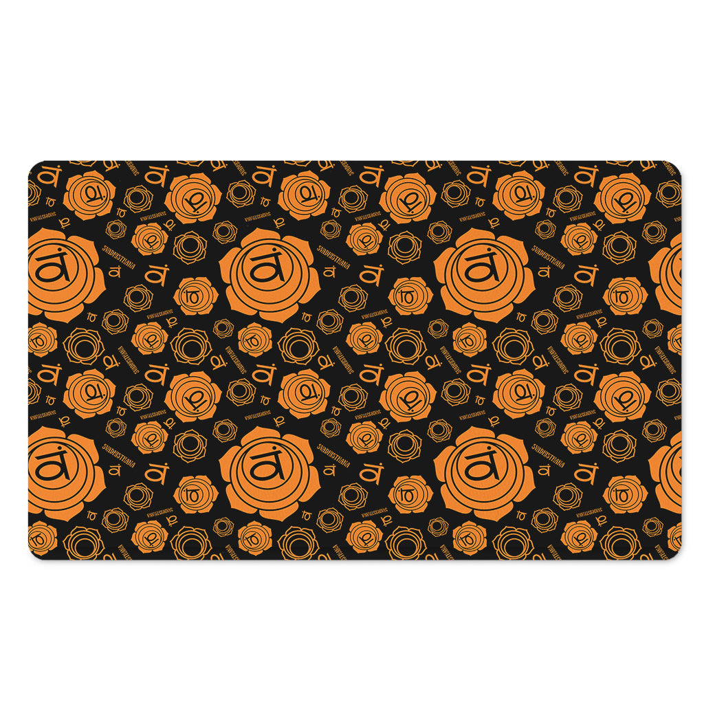 Swadhisthana Chakra Pattern Print Polyester Doormat