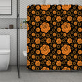 Swadhisthana Chakra Pattern Print Polyester Shower Curtain