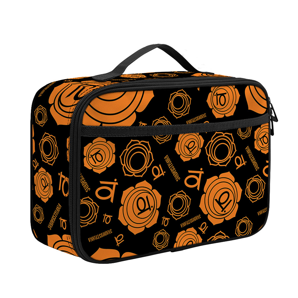 Swadhisthana Chakra Pattern Print Portable Lunch Bag