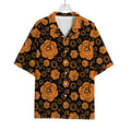 Swadhisthana Chakra Pattern Print Rayon Hawaiian Shirt