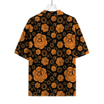Swadhisthana Chakra Pattern Print Rayon Hawaiian Shirt