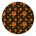 Swadhisthana Chakra Pattern Print Round Floor Mat