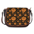 Swadhisthana Chakra Pattern Print Saddle Bag