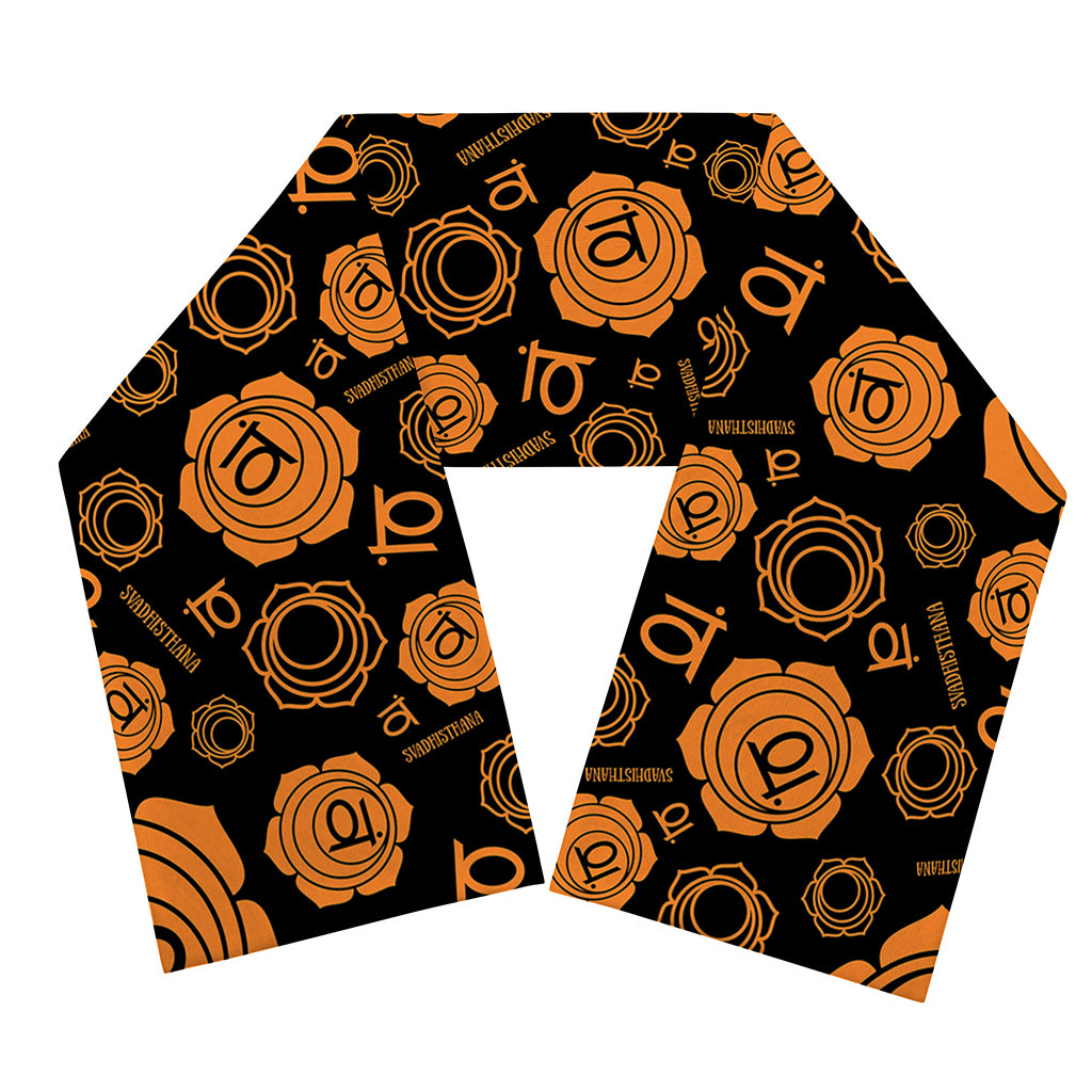 Swadhisthana Chakra Pattern Print Scarf