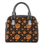 Swadhisthana Chakra Pattern Print Shoulder Handbag