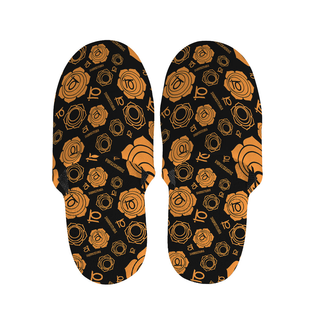 Swadhisthana Chakra Pattern Print Slippers