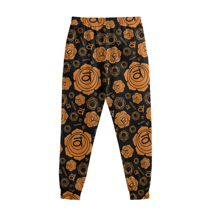 Swadhisthana Chakra Pattern Print Sweatpants