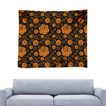 Swadhisthana Chakra Pattern Print Tapestry