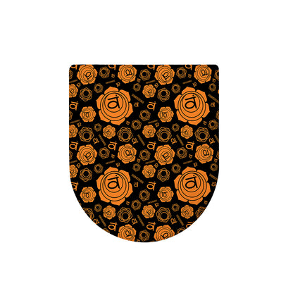 Swadhisthana Chakra Pattern Print Toilet Lid Cover