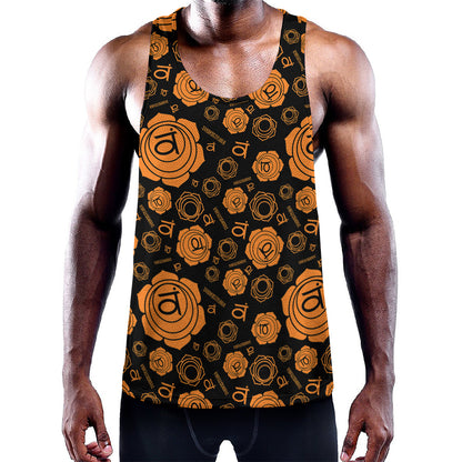 Swadhisthana Chakra Pattern Print Training Tank Top